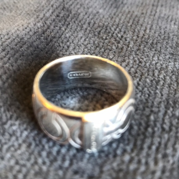 Coach Authentic Logo Ring - Picture 3 of 3